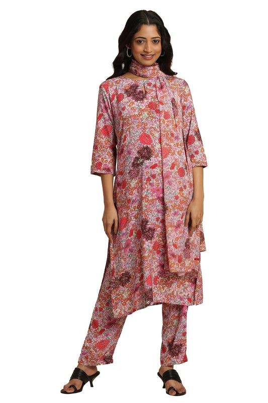 W for Woman Viscose Womens Kurta Pant With Dupatta Set