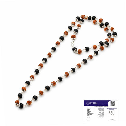 Astrotalk Divya Raksha Rudraksha & Karungali Mala 54 Beads(6mm) | Spiritual Protection, Wisdom & Positivity | Rudraksha Mala Original | Karungali Mala Original | Gift for Men & Women