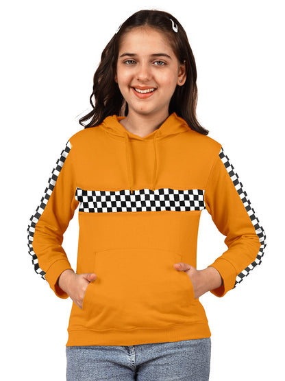 Kyda Kids GirlS Cotton Hooded Neck Hoodies - Sweatshirt With Hoodies Full Sleeves Girls Winter Wear, Long Sleeve Sweatshirts Fo