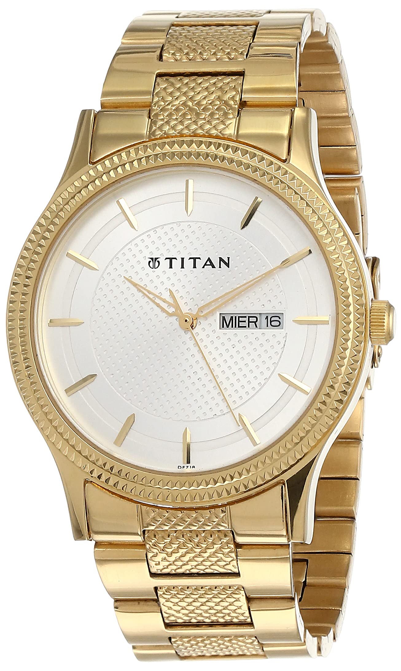 Titan Analog Silver Dial MenS Watch - 1650Ym05