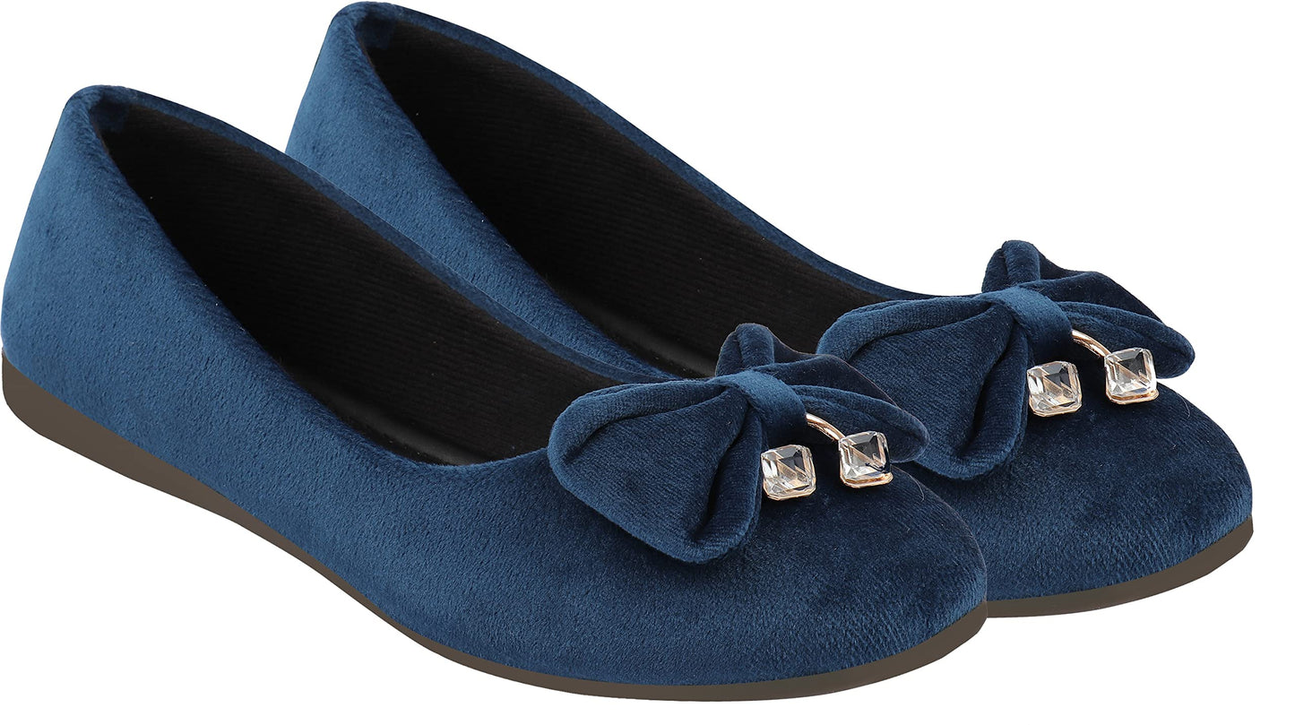 Shoetopia Girls Blue Trending Stylish Comfortable Bellies