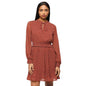 Pepe Jeans WomenS Polyester Modern Above The Knee Dress (Pl953462_Burgundy Red