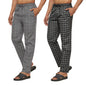XYXX Mens Super Combed Cotton Checkered Checkmate Pyjamas [Pack of 2] Elasticated Waist, Drawstring | Loungewear for Men in Bla