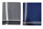 Prakasam Cotton Mens Colour Thalapathi Border Single Dhoti/Size1.28X2.00 Mtrs/Combo Pack Of 2 Dhoties