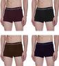 Rupa Macroman Men Mini Trunk | 100% Super Combed Cotton | Assorted | Solid Pattern | Pack of 4