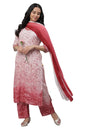 Aurelia Floral Printed Red Women'S Kurta And Trousers Set