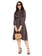 Oomph! WomenS Western & Fusion Wear Midi Dresses For Women, Multicolor - Md309
