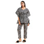 Sweet Dreams Women Printed Pyjama Set Black