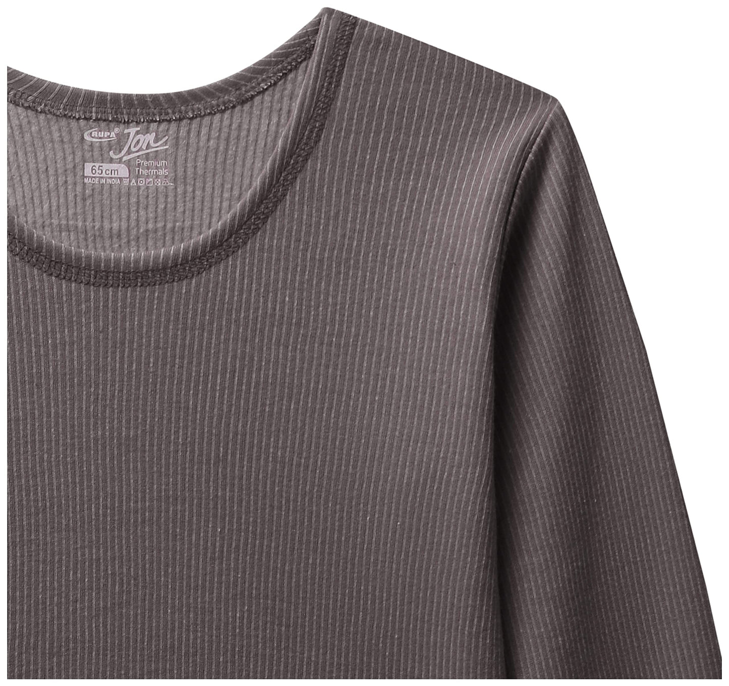 Rupa Jon Winter Thermal Top for Kids Unisex in Cotton Blend |Round Neck Inner Thermal Wear | Full Sleeves and Snug Fit | Premium