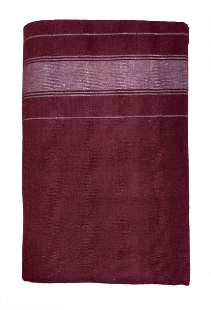 Prakasam Cotton Mens Colour Thalapathi Border Single Dhoti/Size1.28X2.00 Mtrs/Combo Pack Of 2 Dhoties