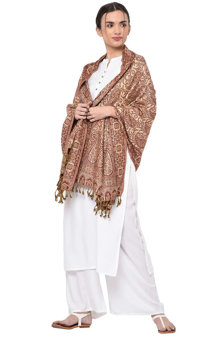 Weavers Villa 100% Soft Viscose Womens Multicolored Summer/Autumn Scarf, Stoles, Scarves, 70cm X 200cm