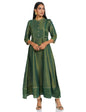 Aurelia WomenS Cotton Blend Regular Dress (21Fea11614-701280_Green_M)