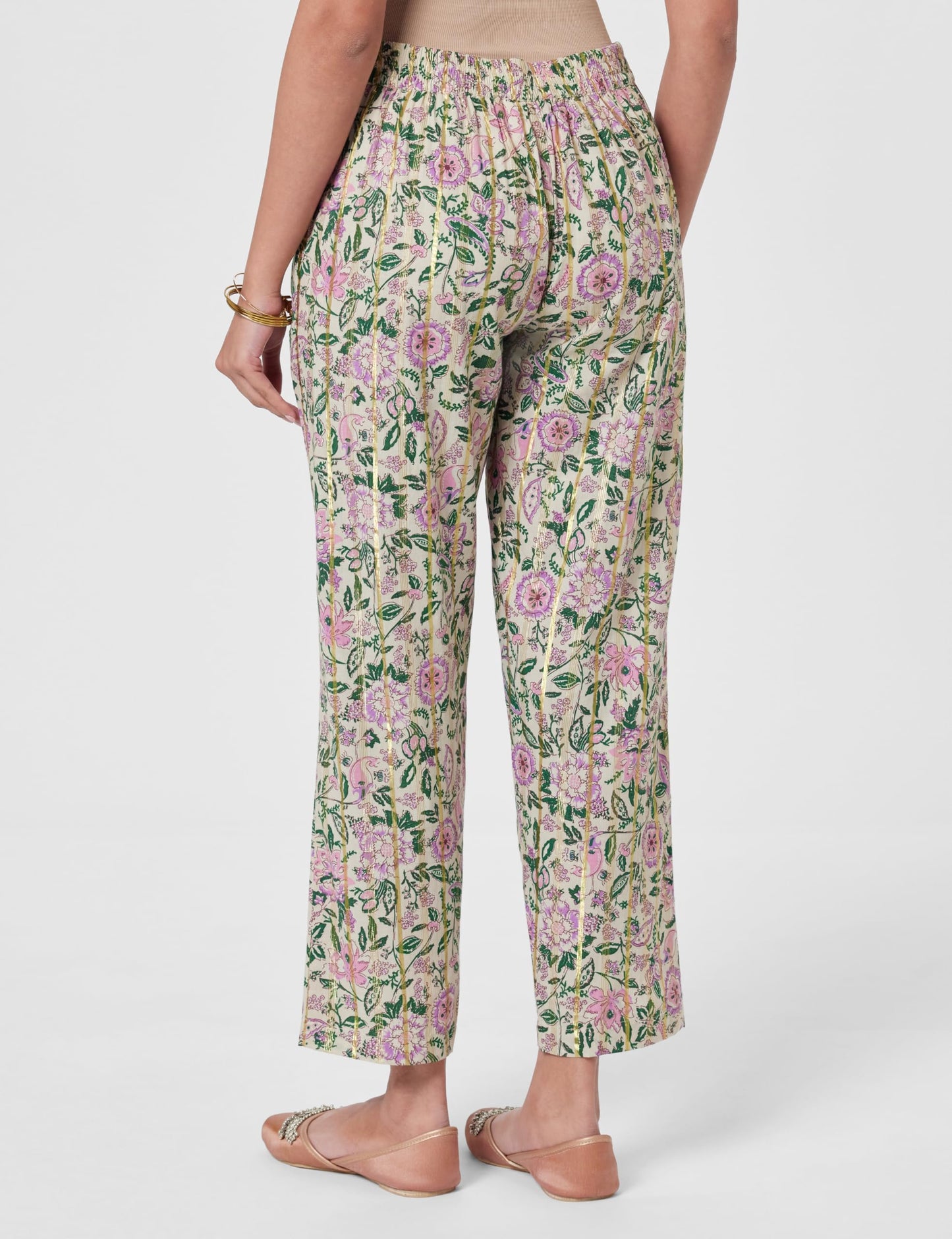W Cotton Straight Pants for Women | Cotton Straight Pants for Women | Trousers for Women | W for Woman