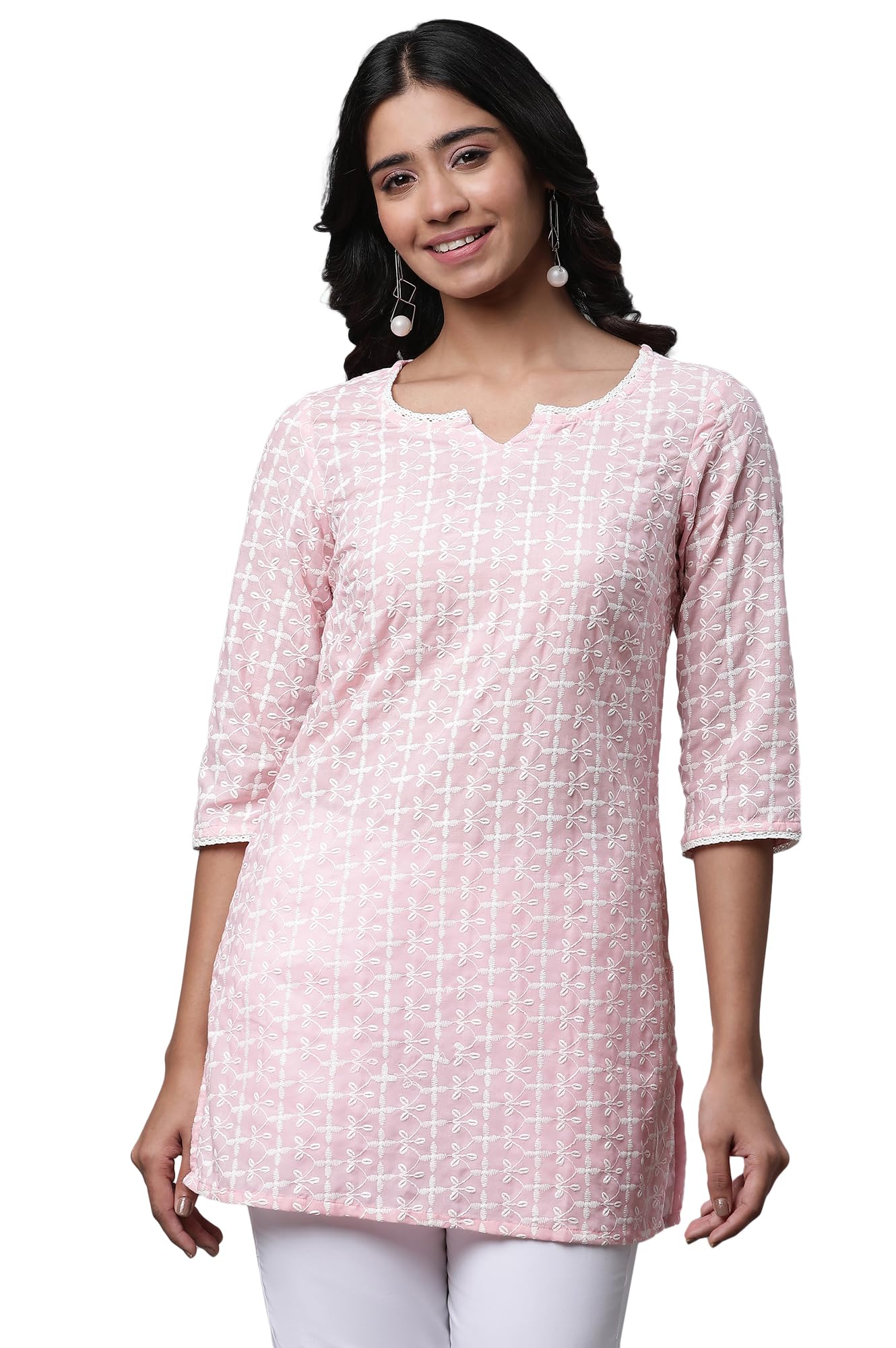 Aurelia Women's Cotton Blend Regular Shirt (23JUA30395-604437_Mouve