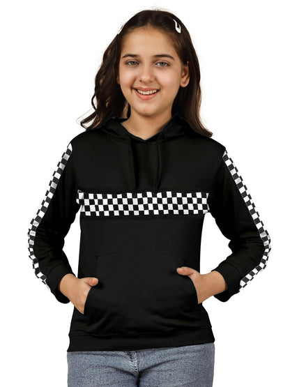 Kyda Kids GirlS Cotton Hooded Neck Hoodies - Sweatshirt With Hoodies Full Sleeves Girls Winter Wear, Long Sleeve Sweatshirts Fo