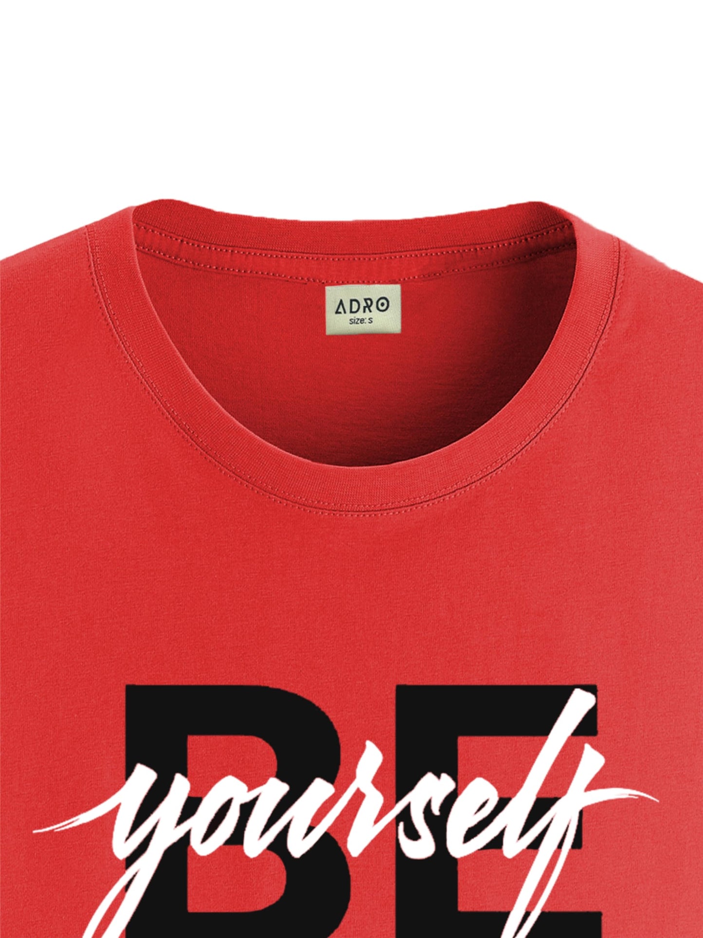 ADRO Tshirt for Men | Printed T Shirt for Men | 100% Cotton T-Shirt |Printed T Shirt | T-Shirts | RN24-BYO-RD