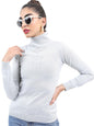 Ketch Womens Full Sleeve Slim Fit Sweater Khsw000008 Grey S