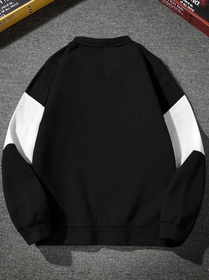 Noble Monk MenS Baggy Fit Sweatshirt | Drop Shoulder Oversized Sweatshirt | Long Sleeve Zip With Collared Sweatshirts For MenS