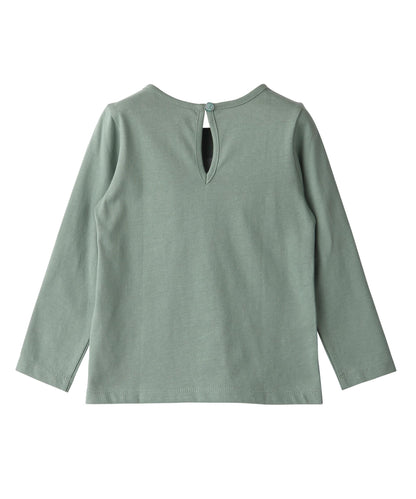 Beebay Green Santa Embroidered Full Sleeve T-Shirt