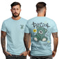 Peppyzone Mens Regular Fit T-Shirt (PZ-RT-Teddy16FB-20FB_Sky Blue2