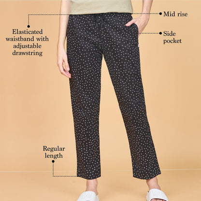 Essentials  E4A5 Hangout Pant Relaxed Fit | Mid Rise | Regular Length