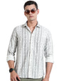 Thomas Scott Men Cutaway Collar Slim Fit Casual Shirt(TS1666_Olive)