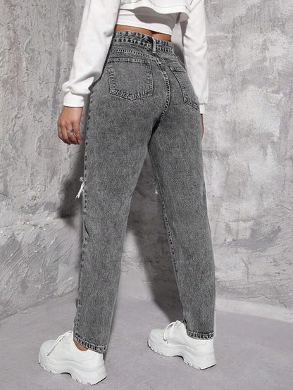 Shasmi Black Womens High Rise Cotton Ankle Length Jeans for Women Jeans II Denim Cotton Jeans Pant for Women II Cotton Pant II