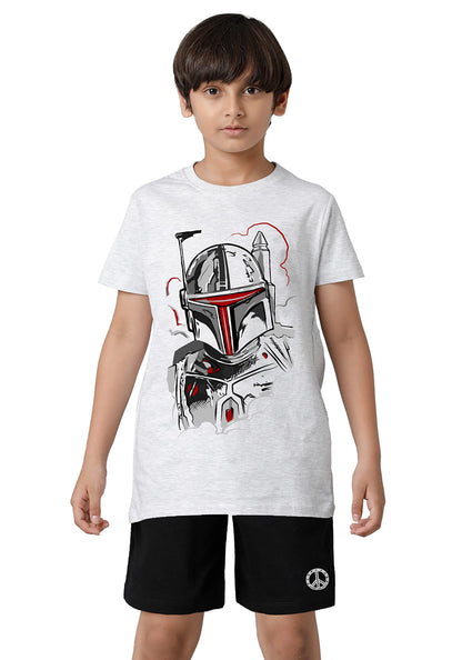 Kyda Kids Boys Cotton Printed Round Neck T-Shirts - Multicolor (Pack Of 5)