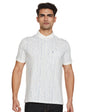 Turtle Men Cotton Stretch Slim Fit Polo Tshirt White