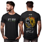 Peppyzone Mens Regular Fit T-Shirt (PZ-Trendy-44_Black