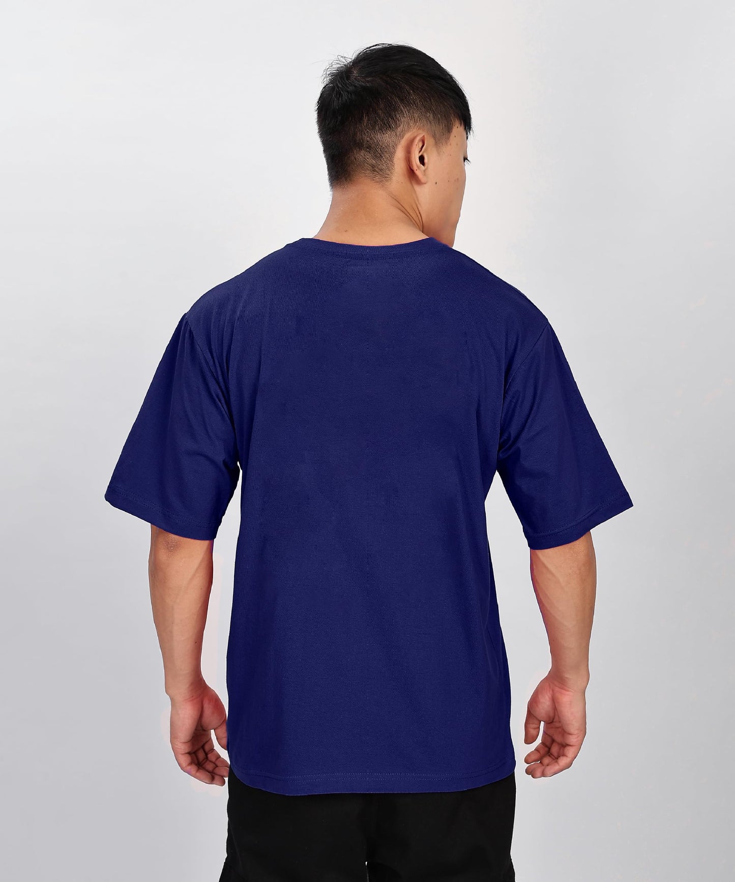 SHODOX Bio-Washed Anti Bacterial 100% Pure Cotton Mens & Womens Oversized Solid T-Shirt | Cozy Soft, Less Wrinkles, Drop Shoulde