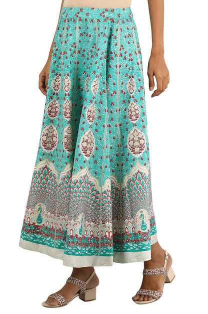 Aurelia Printed Strechable Skirt For Women |