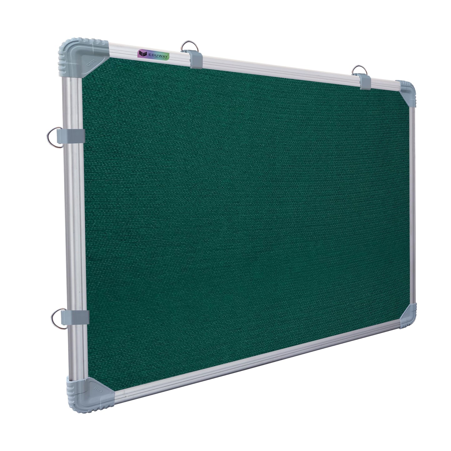 Eduway 2X3 Feet Small Pin Up Board/Notice Board/Bulletin Board/Soft Board/Display Board With High Resilience Foam Fabric For Sch