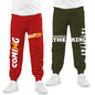Kyda Kids Boys Cotton Printed Track Pants (Pack Of 2)