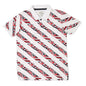 Pepe Jeans Boys Regular Fit Printed Polo T-Shirts White