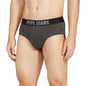Pepe Jeans MenS Cotton Blend Briefs (Pack Of 1) (Opb07_Charcoal Melange_Xl)