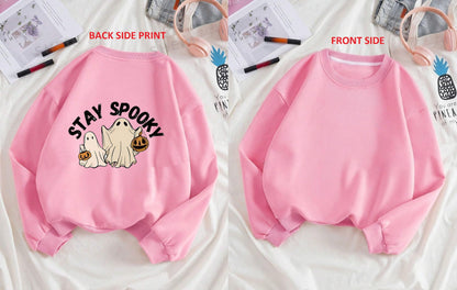 TAGAS Womes Front and Back Kangaroo Pocket Drawstring Hoodie|Sweatshirt for Women| Winter Wear for Women ||(WH-7015) Pink