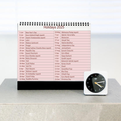 Accuprints Motivational 2025 Calendar for Desk Planner Office Home Table New Year Hanging Kids All Year Students Planning New Ma