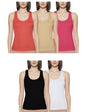 Rupa Softline Women Super Combed Cotton Tank Top with Racer Back,Stretchable and Body-Hugging,for Yoga,Gym wear and Sports Activ