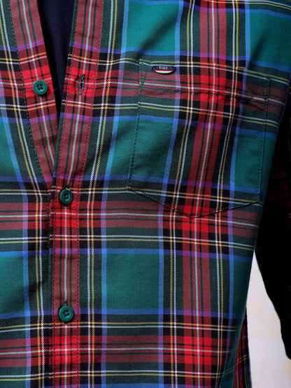 The Indian Garage Co Men Green Slim Fit Checkered Casual Shirt