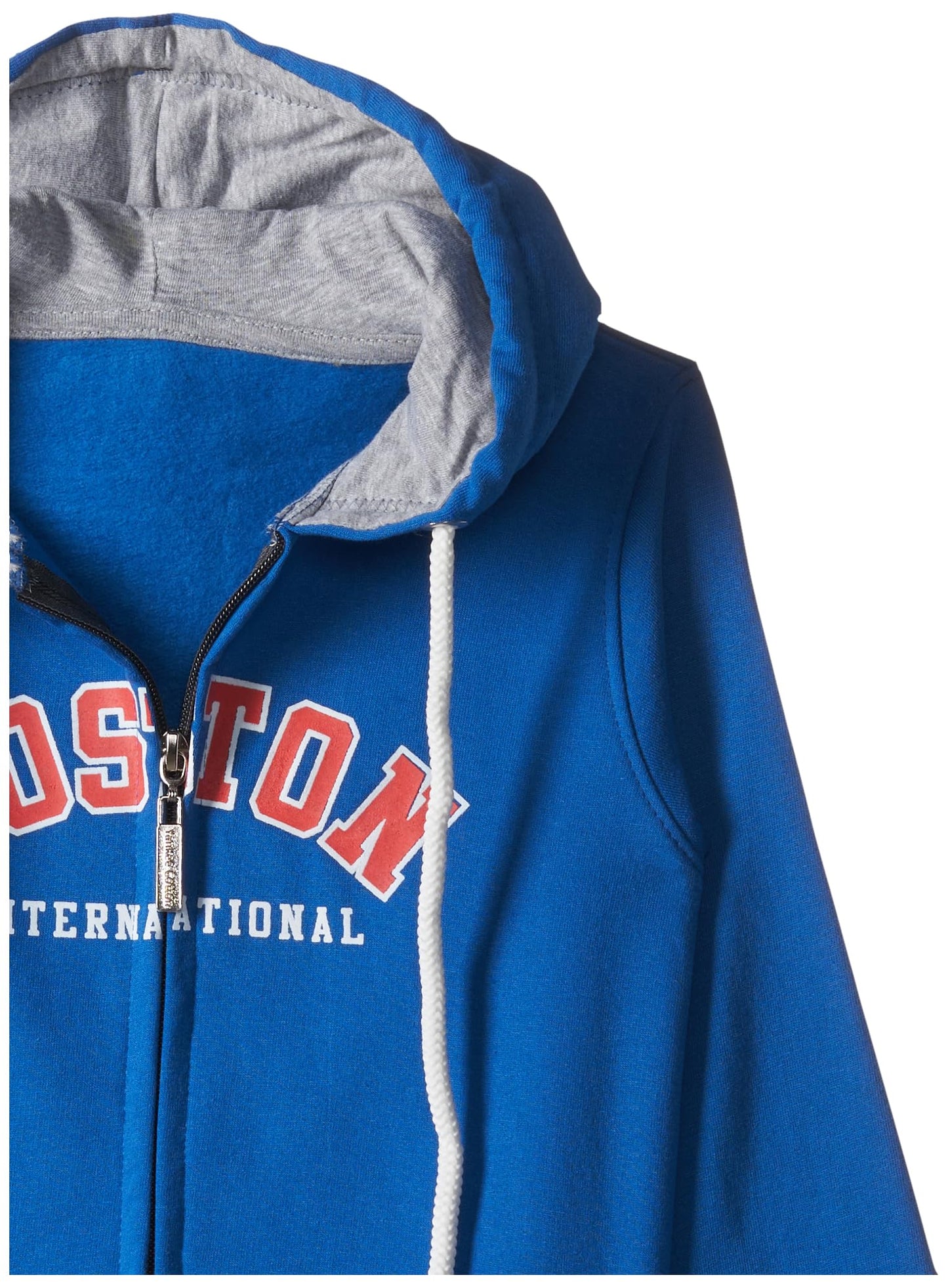 T2F Cotton Hooded Neck Regular Fit Hoodie (Boys-SS_35_Royal Blue