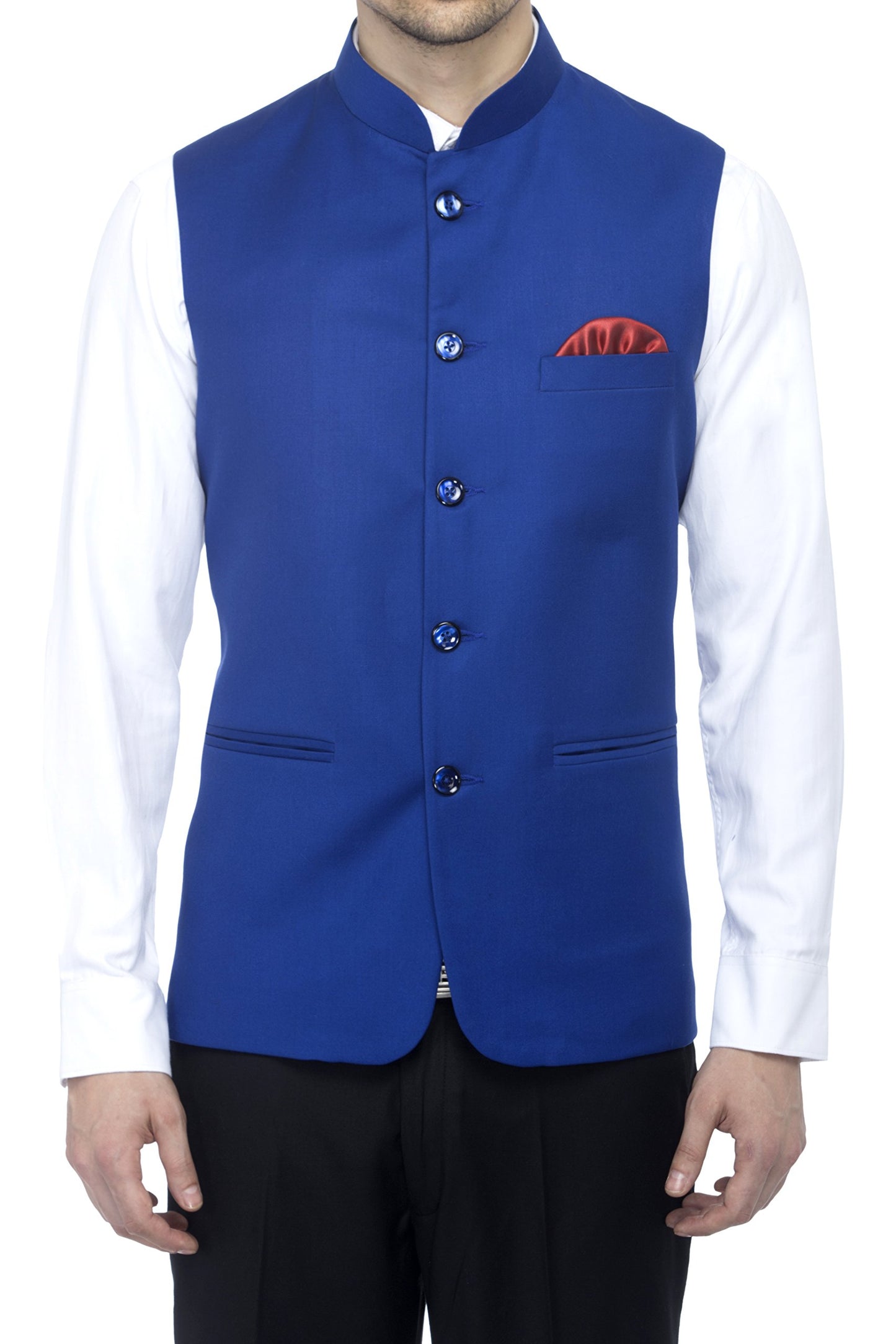 Favoroski Bandhgala Sleeveless Jackets Ethnic Men'S Wear Waistcoat (Chocolate)