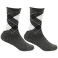 Bonjour Argyle Pattern Full Length Woolen Socks for Kids- Pack Of 2