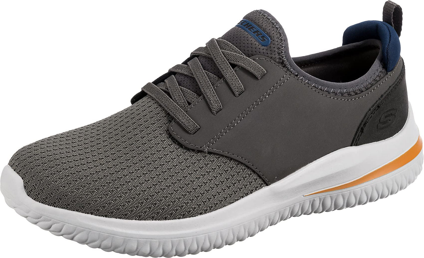 Skechers Men Usa Delson 3.0 Round Toe Bungee Lace Slip-On 10 Casual Shoes