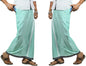 Prakasam Cotton Mens Kerala Thalapathi Border 2Way Pocket (Right &Left Side) Flexi Size (Adjustable) Welcro Single Colour Dhoti