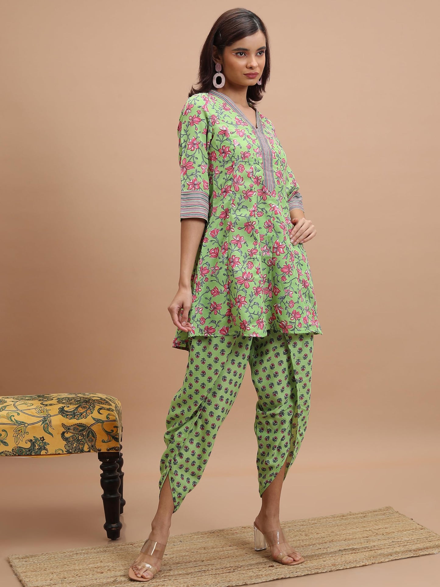 Ketch WomenS Polyester Kurta Set (Khk3001101_Red