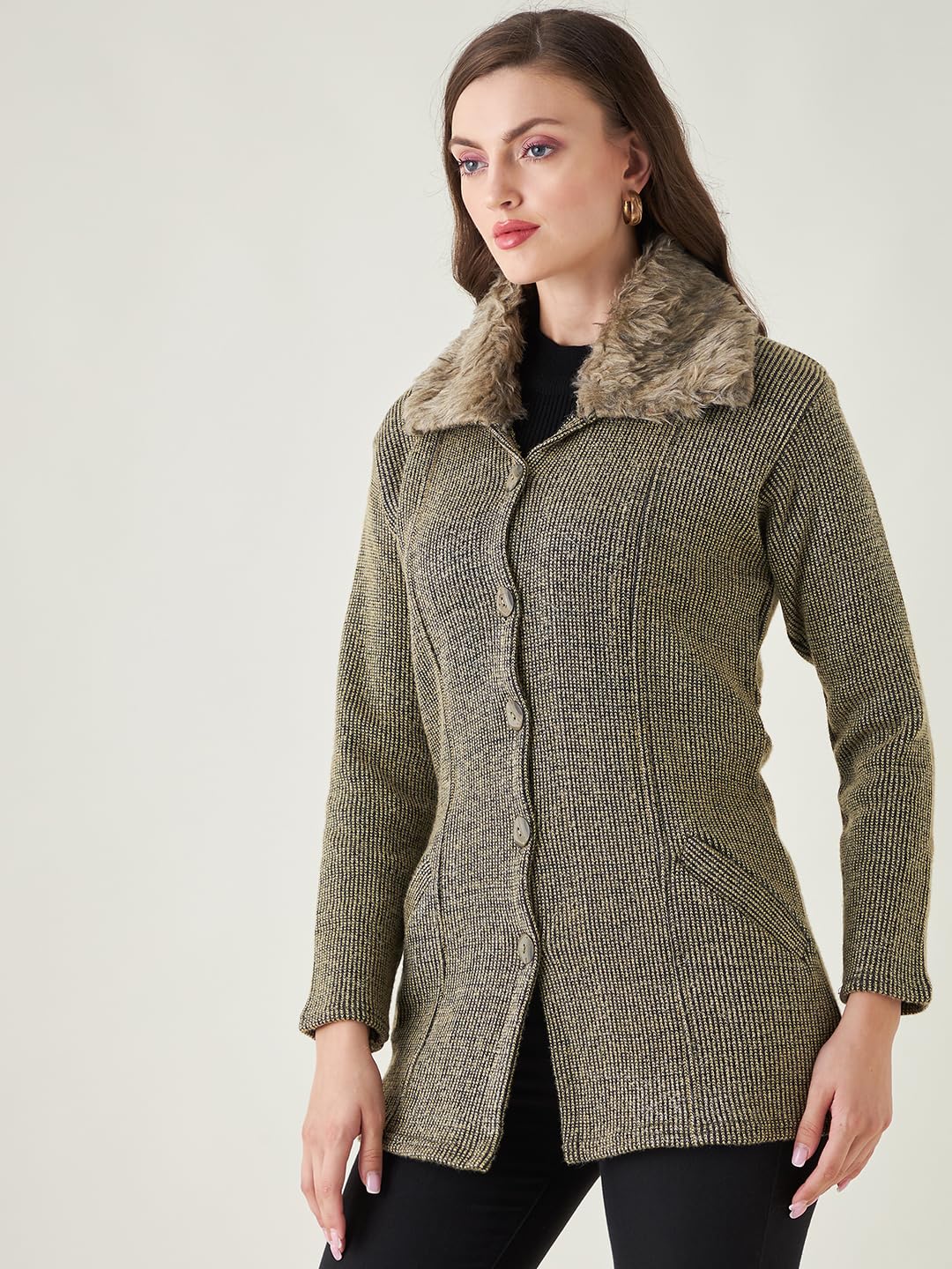Pivl Women Camel Sweater for Winter