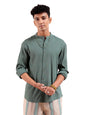 The Indian Garage Co Mens Slim Fit Shirt (0923-SHHTRS-03_Black