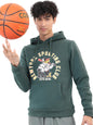 Ketch MenS Cotton Blend Hooded Neck Sweatshirt (Khss000109_Green