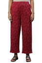 Aurelia Pink Printed Winter Narrow Palazzo (Size: 2XL)-23NOA60330-704457